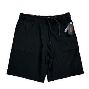 Bass Outdoor Mens Everyday Pull-On Drawstring Stretch Shorts Black S